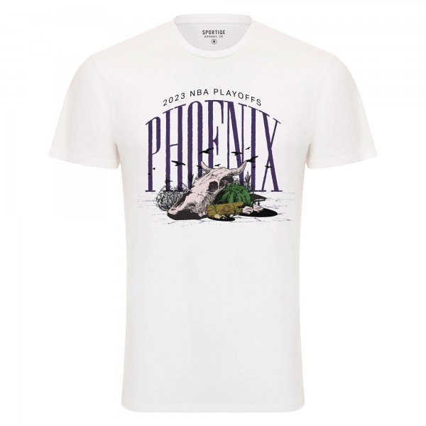 Футболка Phoenix Suns Sportiqe Unisex 2023 NBA Playoffs Desert Comfy - Cream