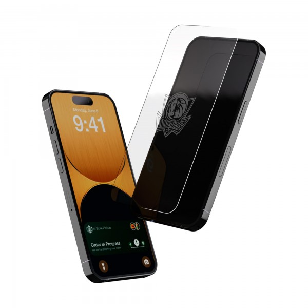 Dallas Mavericks Disappearing Logo iPhone Screen Protector