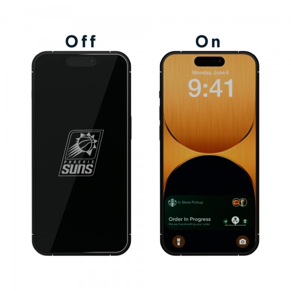 Phoenix Suns Disappearing Logo iPhone Screen Protector