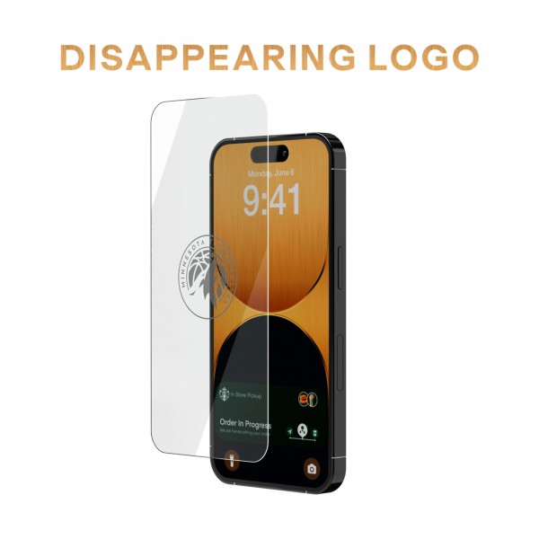 Minnesota Timberwolves Disappearing Logo iPhone Screen Protector