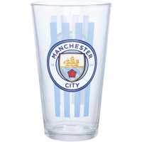 Manchester City 16oz. Stripes Pint Glass