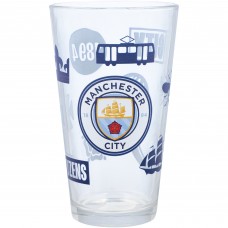 Manchester City 16oz. Scatter Pint Glass