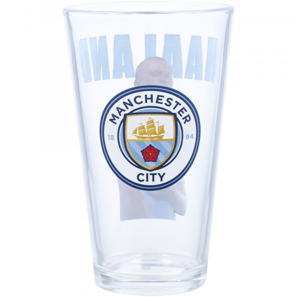Erling Haaland Manchester City 16oz. Player Pint Glass