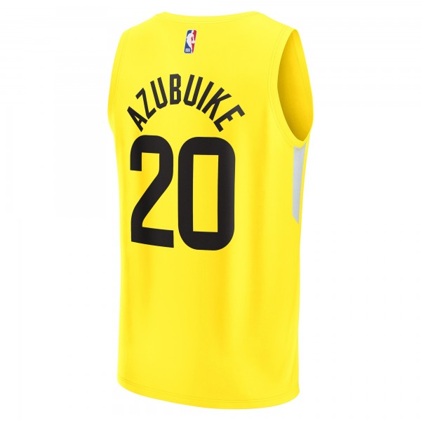 Игровая форма  Udoka Azubuike Utah Jazz Youth Fast Break Player - Icon Edition - Yellow