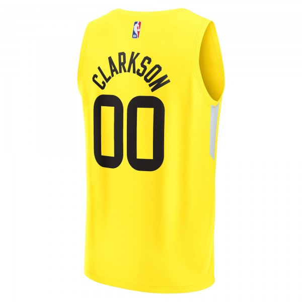 Игровая форма  Jordan Clarkson Utah Jazz Youth Fast Break Player - Icon Edition - Yellow