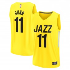 Игровая форма  Kris Dunn Utah Jazz Youth Fast Break Player - Icon Edition - Yellow