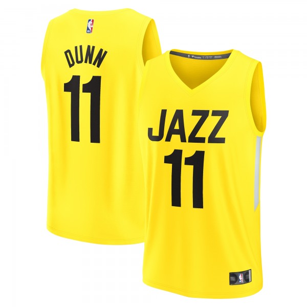 Игровая форма  Kris Dunn Utah Jazz Youth Fast Break Player - Icon Edition - Yellow