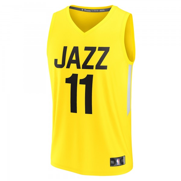 Игровая форма  Kris Dunn Utah Jazz Youth Fast Break Player - Icon Edition - Yellow
