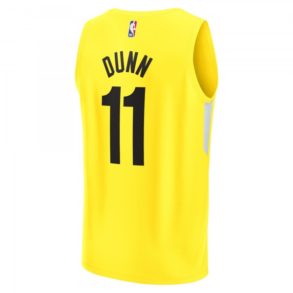 Игровая форма  Kris Dunn Utah Jazz Youth Fast Break Player - Icon Edition - Yellow