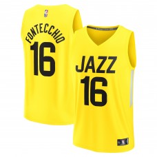 Игровая форма  Simone Fontecchio Utah Jazz Youth Fast Break Player - Icon Edition - Yellow