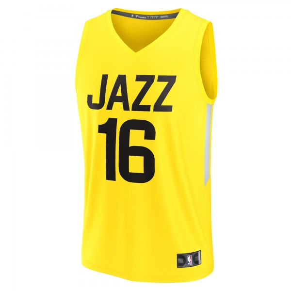 Игровая форма  Simone Fontecchio Utah Jazz Youth Fast Break Player - Icon Edition - Yellow