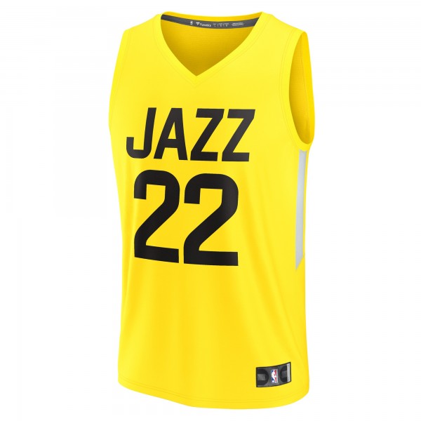 Игровая форма  Rudy Gay Utah Jazz Youth Fast Break Player - Icon Edition - Yellow