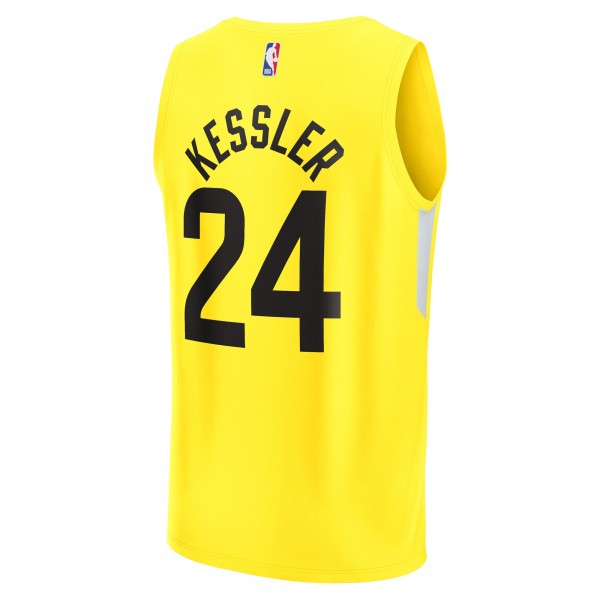 Игровая форма  Walker Kessler Utah Jazz Youth Fast Break Player - Icon Edition - Yellow