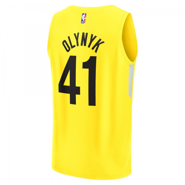 Игровая форма  Kelly Olynyk Utah Jazz Youth Fast Break Player - Icon Edition - Yellow