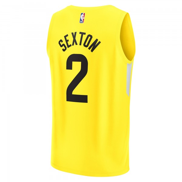 Игровая форма  Collin Sexton Utah Jazz Youth Fast Break Player - Icon Edition - Yellow