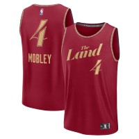 Игровая форма  Evan Mobley Cleveland Cavaliers Unisex 2023/24 Fast Break - Wine - City Edition