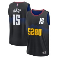 Игровая форма  Nikola Jokic Denver Nuggets Unisex 2023/24 Fast Break - Black - City Edition