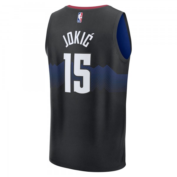 Игровая форма  Nikola Jokic Denver Nuggets Unisex 2023/24 Fast Break - Black - City Edition
