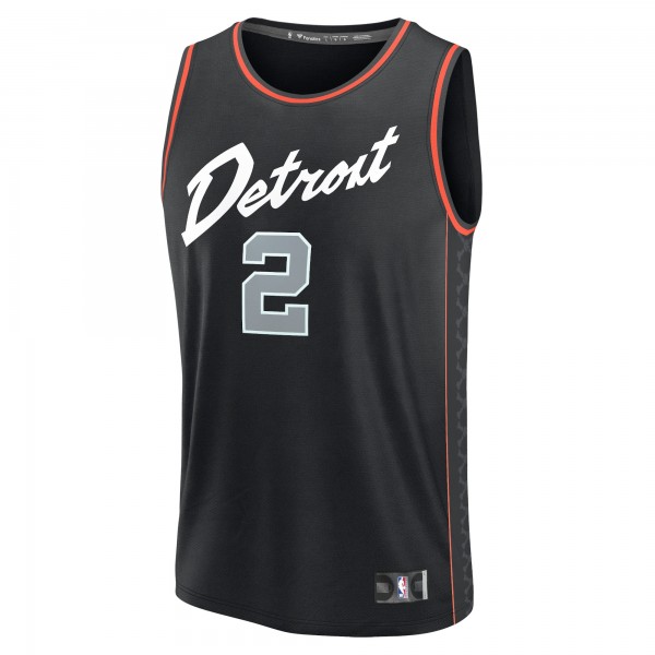 Игровая форма  Cade Cunningham Detroit Pistons Unisex 2023/24 Fast Break - Black - City Edition