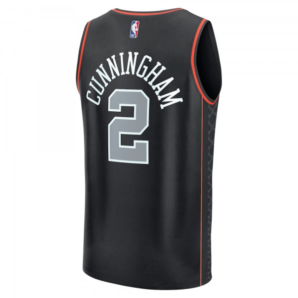 Игровая форма  Cade Cunningham Detroit Pistons Unisex 2023/24 Fast Break - Black - City Edition