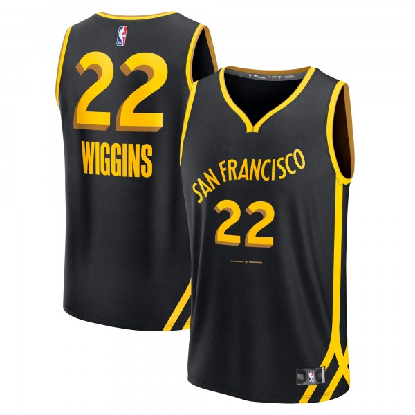 Игровая форма  Andrew Wiggins Golden State Warriors Unisex 2023/24 Fast Break - Black - City Edition