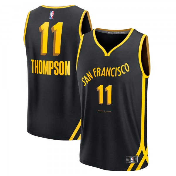 Игровая форма  Klay Thompson Golden State Warriors Unisex 2023/24 Fast Break - Black - City Edition
