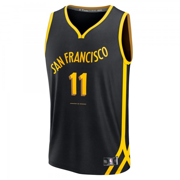 Игровая форма  Klay Thompson Golden State Warriors Unisex 2023/24 Fast Break - Black - City Edition