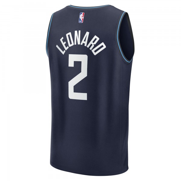 Игровая форма  Kawhi Leonard LA Clippers Unisex 2023/24 Fast Break - Navy - City Edition