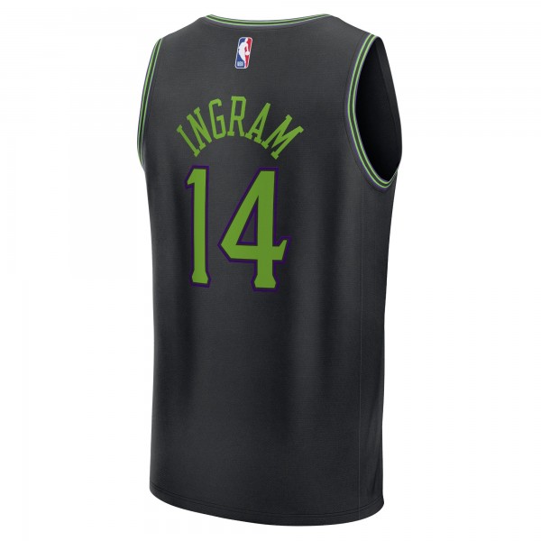 Игровая форма  Brandon Ingram New Orleans Pelicans Unisex 2023/24 Fast Break - Black - City Edition