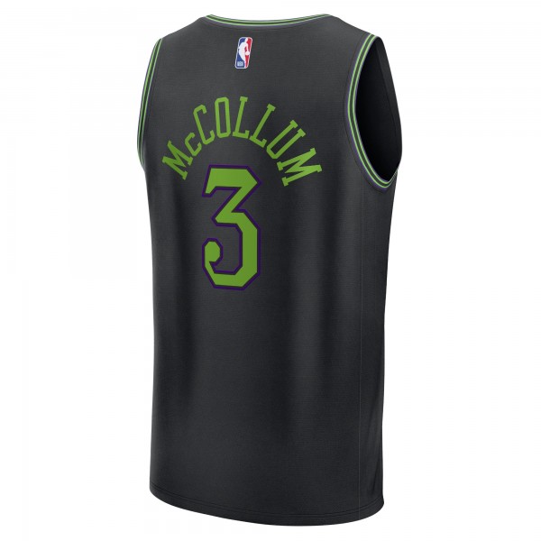 Игровая форма  CJ McCollum New Orleans Pelicans Unisex 2023/24 Fast Break - Black - City Edition