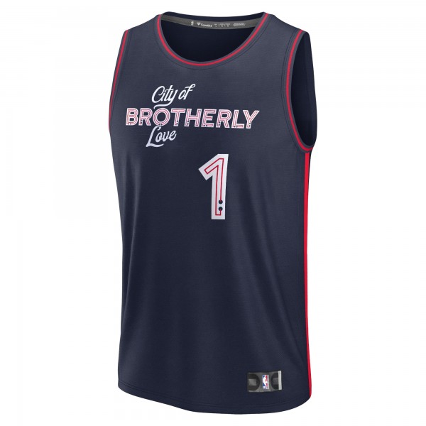 Игровая форма  James Harden Philadelphia 76ers Unisex 2023/24 Fast Break - Navy - City Edition