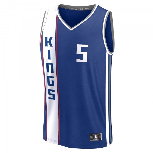 Игровая форма  DeAaron Fox Sacramento Kings Unisex 2023/24 Fast Break - Blue - City Edition