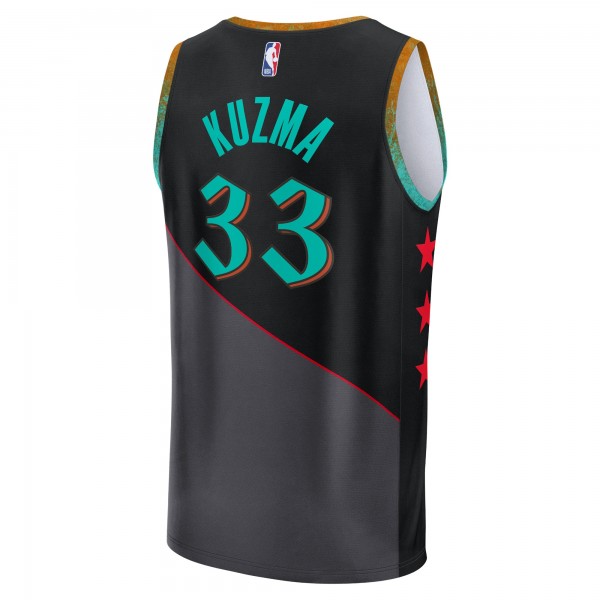 Игровая форма  Kyle Kuzma Washington Wizards Unisex 2023/24 Fast Break - Black - City Edition