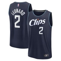 Игровая форма  Kawhi Leonard LA Clippers Youth 2023/24 Fast Break - Navy - City Edition
