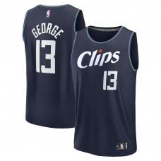 Игровая форма  Paul George LA Clippers Youth 2023/24 Fast Break - Navy - City Edition