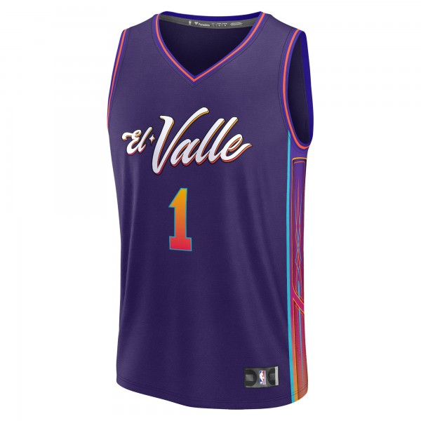 Игровая форма  Devin Booker Phoenix Suns Youth 2023/24 Fast Break - Purple - City Edition