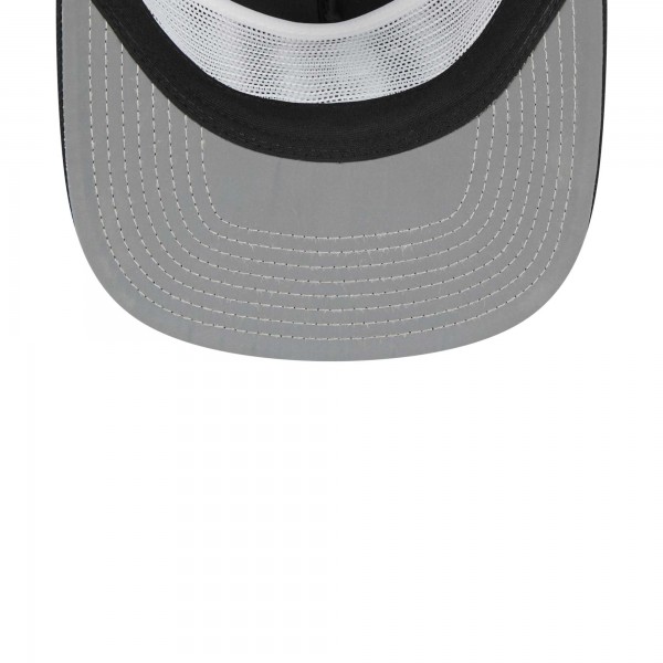 Бейсболка Los Angeles Dodgers New Era Black on Black Meshback Golfer