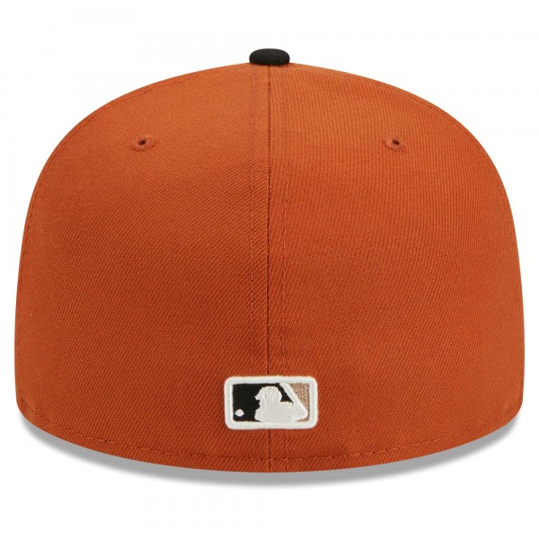Бейсболка Los Angeles Dodgers New Era 59FIFTY - Orange/Black