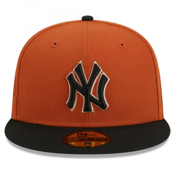 Бейсболка New York Yankees New Era 59FIFTY - Orange/Black