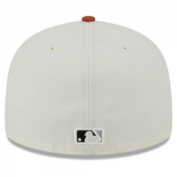 Бейсболка Los Angeles Dodgers New Era 59FIFTY - Cream/Orange