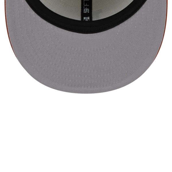 Бейсболка Los Angeles Dodgers New Era 59FIFTY - Cream/Orange