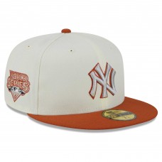 Бейсболка New York Yankees New Era 59FIFTY - Cream/Orange