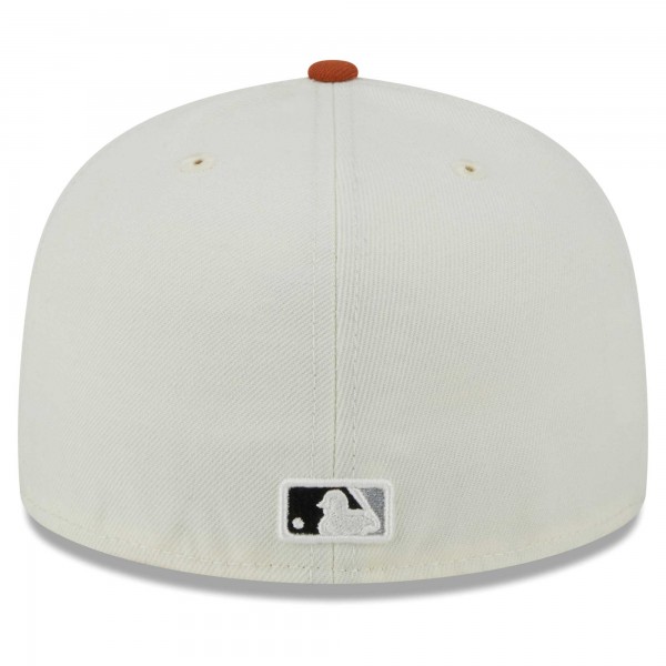 Бейсболка New York Yankees New Era 59FIFTY - Cream/Orange