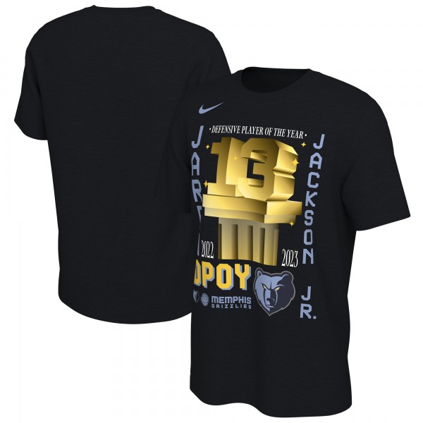 Футболка Jaren Jackson Jr. Memphis Grizzlies Nike 2023 Defensive Player of the Year Award - Black