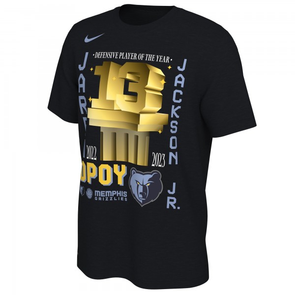 Футболка Jaren Jackson Jr. Memphis Grizzlies Nike 2023 Defensive Player of the Year Award - Black