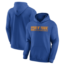 Толстовка New York Knicks Fanatics Blue Alternate Logo Sign Fleece