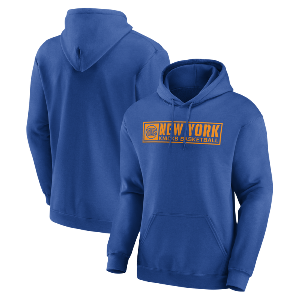 Толстовка New York Knicks Fanatics Blue Alternate Logo Sign Fleece