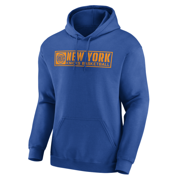 Толстовка New York Knicks Fanatics Blue Alternate Logo Sign Fleece
