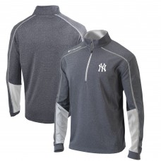 Кофта на короткой молнии New York Yankees Columbia Omni-Wick Shotgun 2.0 - Charcoal/White