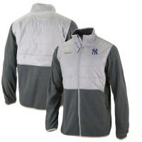 Кофта на молнии New York Yankees Columbia Basin Butte Fleece - Charcoal